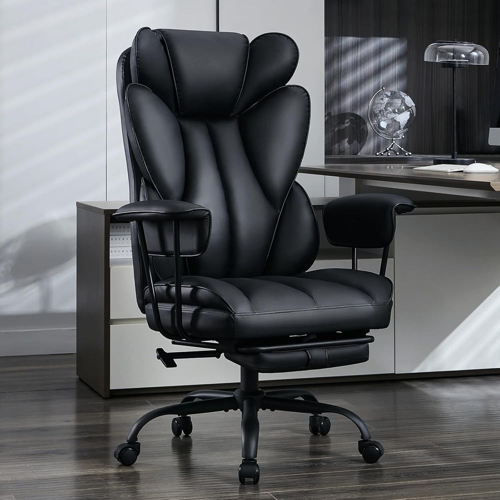 Chairs - Duża i wysoka krzesło biurowe z