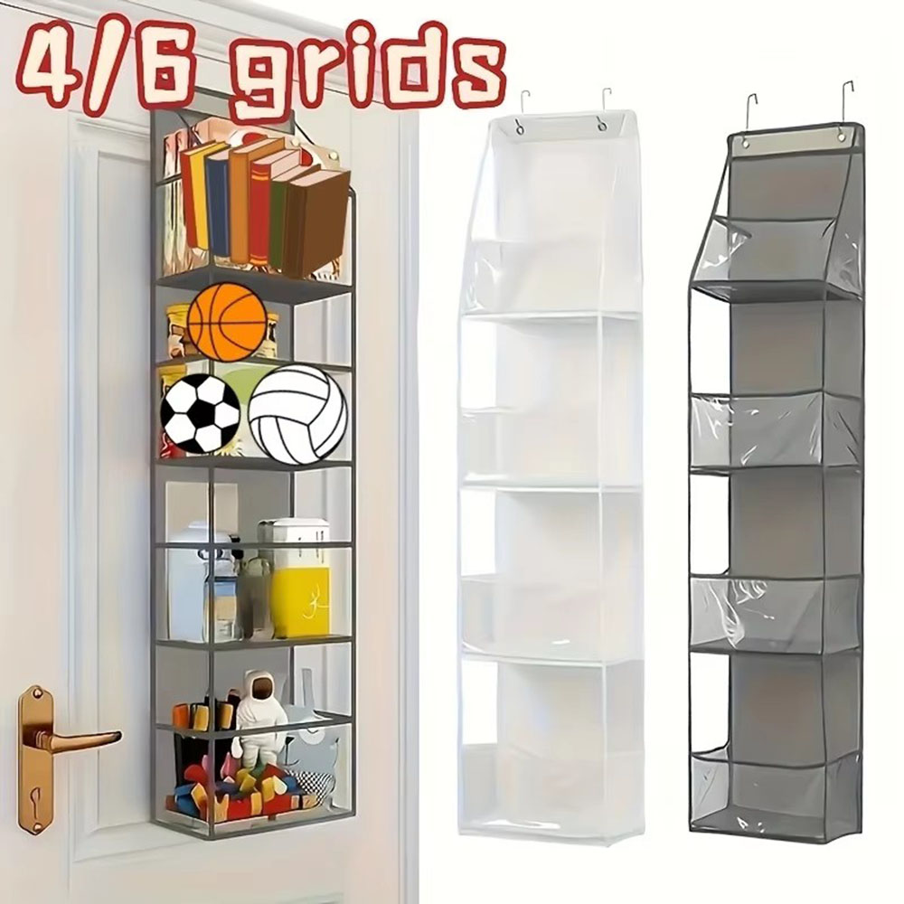 Bedroom Furniture - Organizer wiszący za drzwi, 4/6 warstwowy,