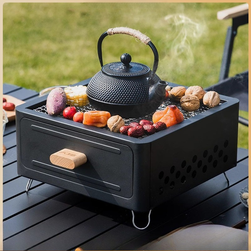 Przenośny grill na węgiel drze – Outdoor Furniture recenzja i cena