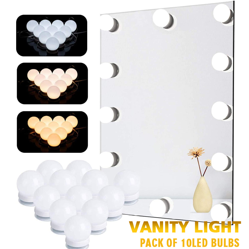 Żarówki LED do lusterka do mak – Dressing Table Vanity With Lighted Mirror recenzja i cena