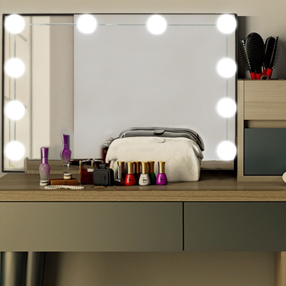1 zestaw: lusterko do makijażu – Dressing Table Vanity With Lighted Mirror recenzja i cena