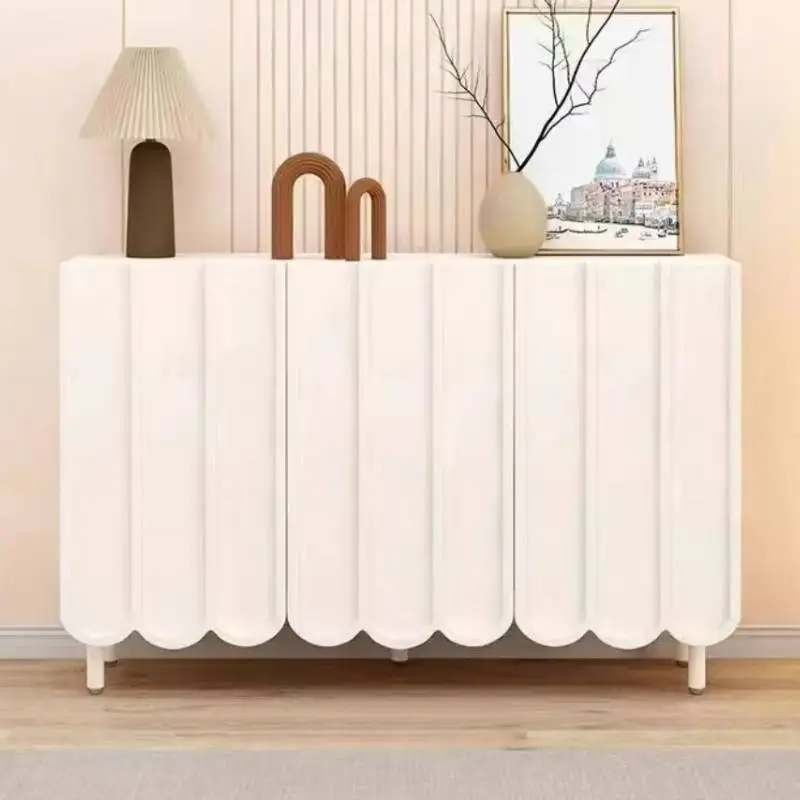 Biała minimalistyczna szafka n – Shoe Rack Cabinet Narrow Entryway recenzja i cena