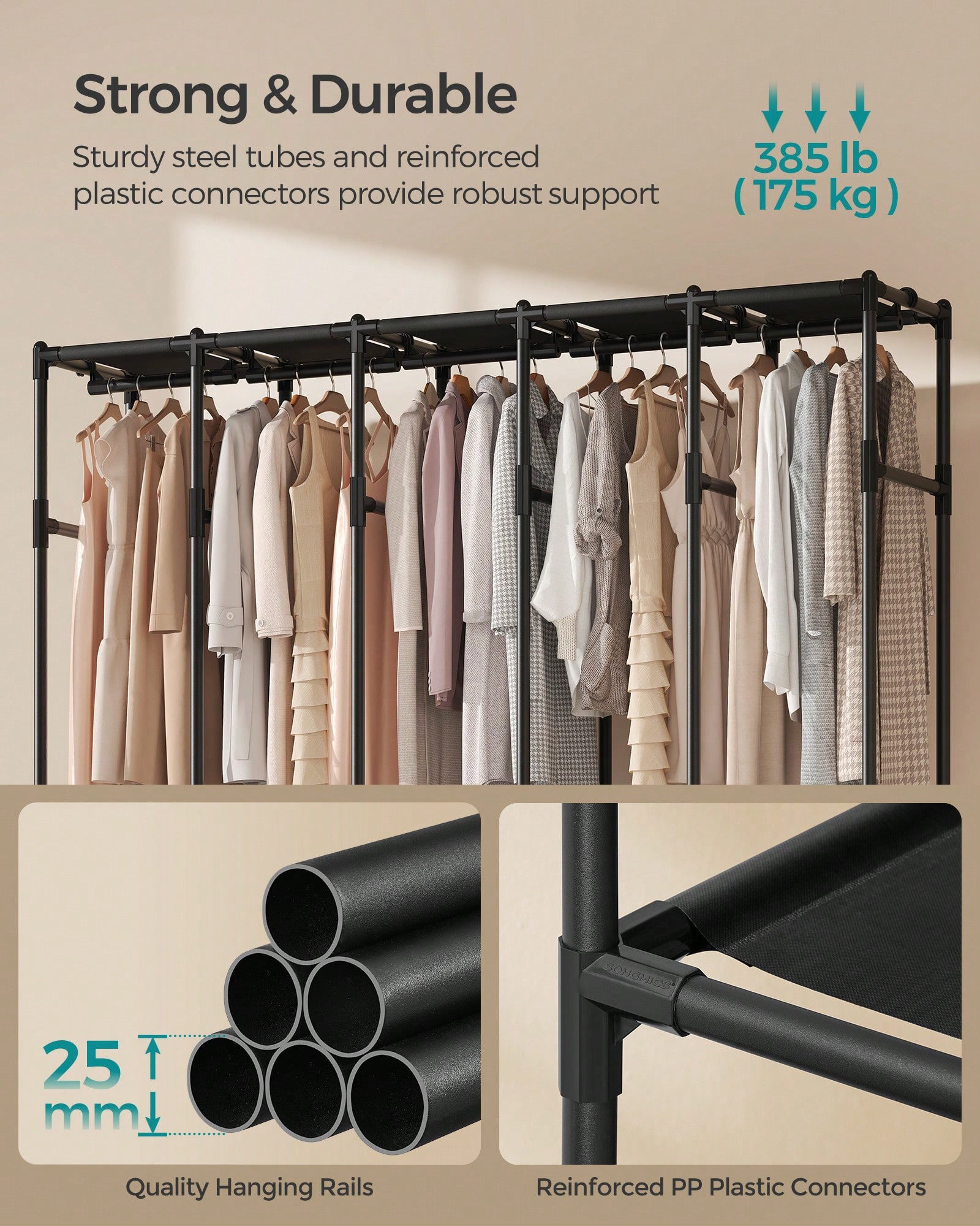Wytrzymała przenośna szafa na  – Wardrobe Closet Portable Fabric Cover recenzja i cena