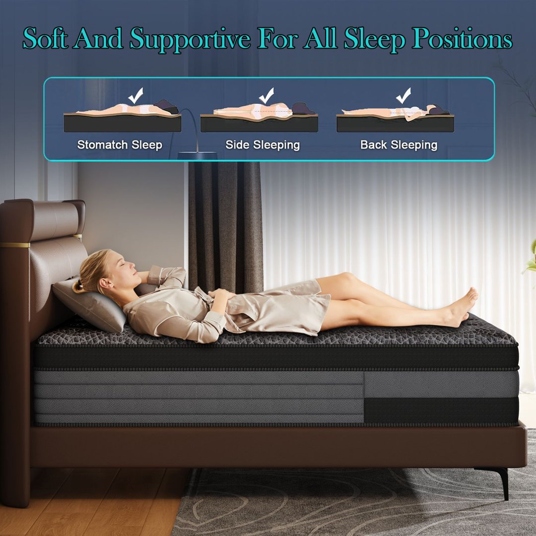 Materac z pianki memory foam 1 – Memory Foam Mattress In A Box Queen recenzja i cena