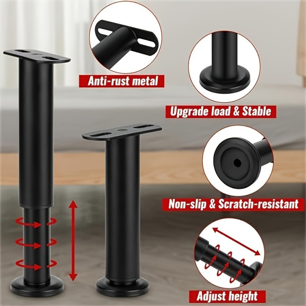 Regulowany zakres wysokości: 4 – Canopy Bed Frame Metal Queen recenzja i cena